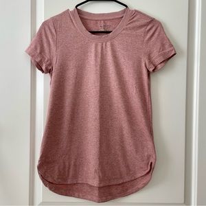 Athleta XXS Workout Top in Heathered Pink